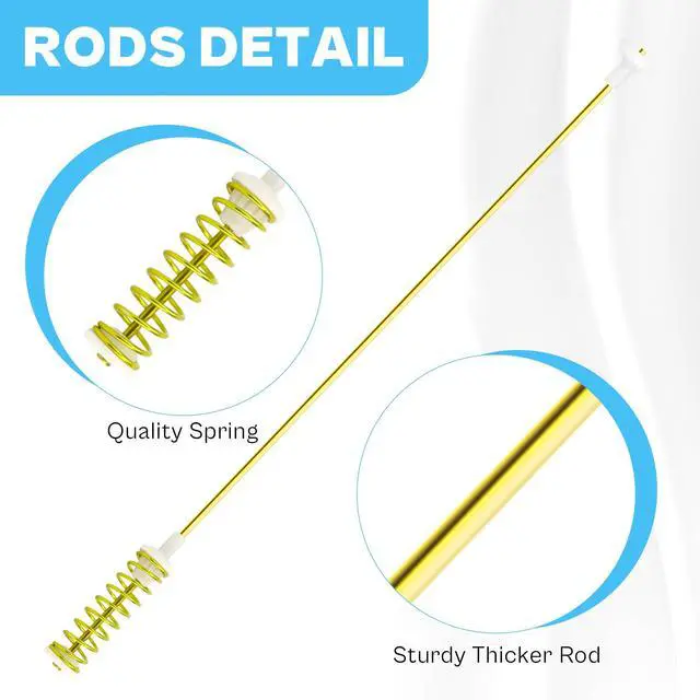 Alt view image 4 of 6 - UpgradedWA44A3405AP/A4 WA40A3005AW/A4 Suspension Rods for Samsung Washer | Replaces DC97-16350T DC97-16350C DC97-16350U DC97-05280W Washer Suspension Rods
