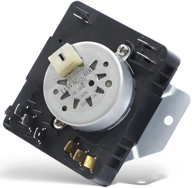 Main image of MEDC465HW0 WED5000DW2 WGD5000DW3 MGDC465HW0 W10185992 Dryer Timer | Compatible with Whirlpool Crosley Kenmore Maytag Dryer Timer WGD4850BW2 115VAC 60Hz, Replacement 418-095-20-B5 AP6016542