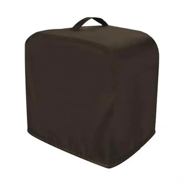 Alt view image 6 of 6 - Ice Machine for Protective Cover for Portable Countertop Units Waterproof 210D Oxford Fabric with Handles 33x43x38cm Suitable for Indoor Kitchen(Coffee color)