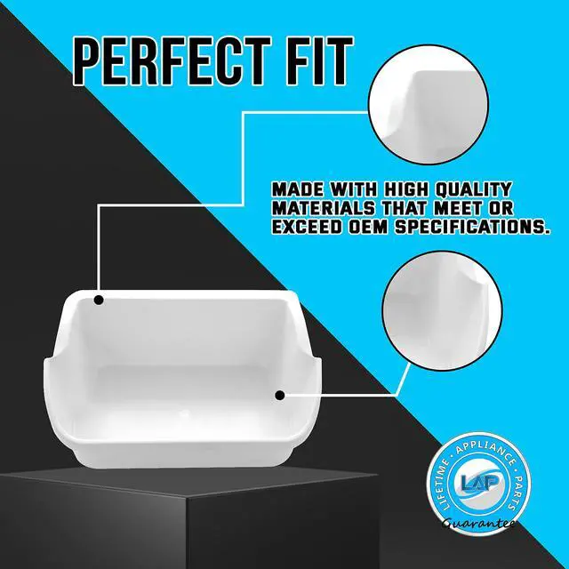 Alt view image 3 of 6 - UPGRADED Appliance Parts 240338201 Door Shelf Bin for Frigidaire Refrigerator