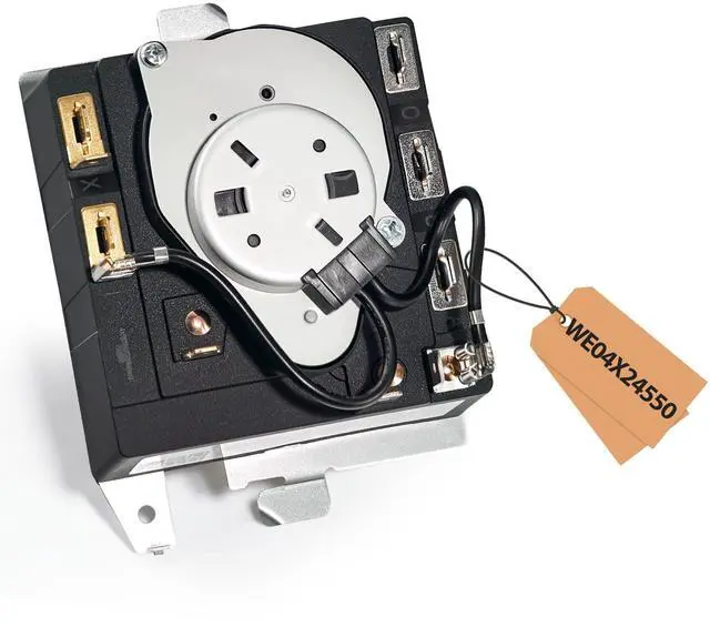 Main image of TMD14M30 234D2377P004 WE04X24550 234D2377P003 Dryer Timer | Compatible with GE/Hotpoint Dryers GTD42EASJ1WW GTD42EASJ2WW GTD42GASJ2WW GTX42GASJ2WW Part Replaces TMD16M12 WE04X24549