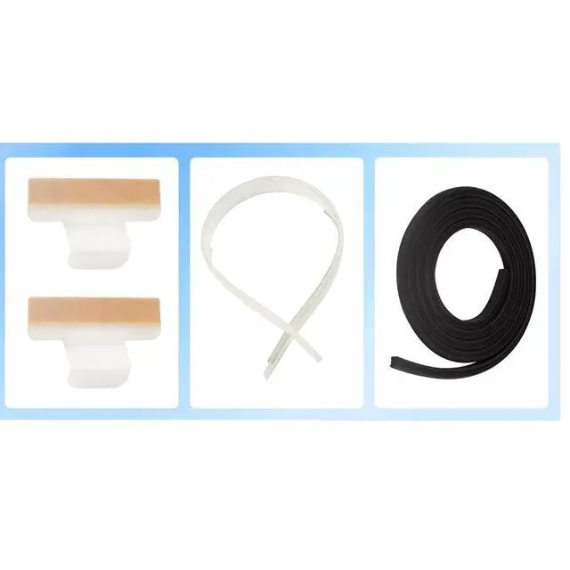 Alt view image 3 of 4 - Dishwasher Door Seal Gasket Combo for Frigidaire FGBD2445NF0A FGBD2445NF1A FGBD2445NF2A FGBD2445NF4A FGBD2445NF5A FGBD2445NF6A FGBD2445NF7A FGBD2445NF8A FGBD2445NF9B FGBD2451KW0 FGBD2451KW1