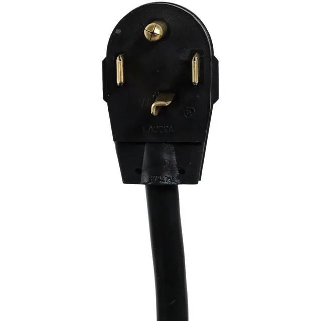 Alt view image 5 of 7 - 30-Amp Appliance Power Cord, 4 Prong Dryer Cord, 4 Color Coded Wires with Eyelet Connectors, 6ft, Copper Wire