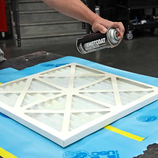 Alt view image 5 of 6 - HotCoat 20"x20"x1" Replacement Powder Coating Booth Filter | 1 Pack