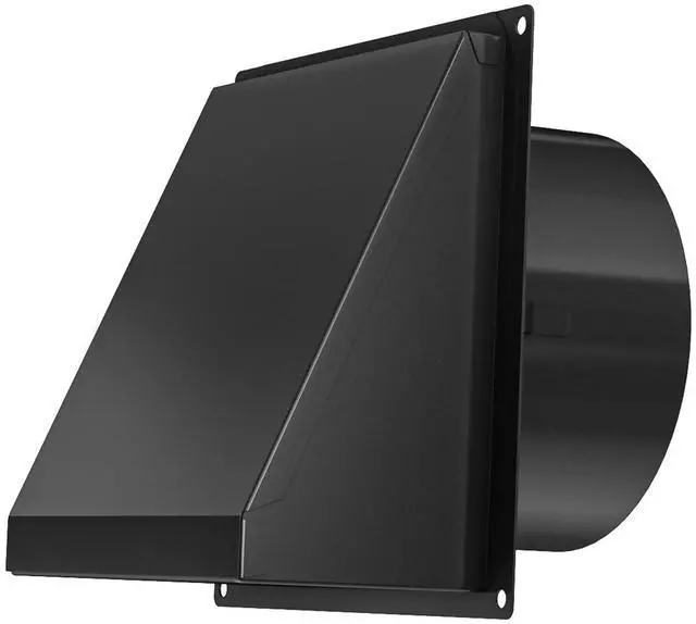 Main image of 5 Inch Dryer Wall Vent with Removable Mesh, Wall Mount Extractor Vent with Rubber Cushioned Non-Return Flap, Metal Vent Covers for Home Wall/Air Condition/Range Hoods/Kitchen