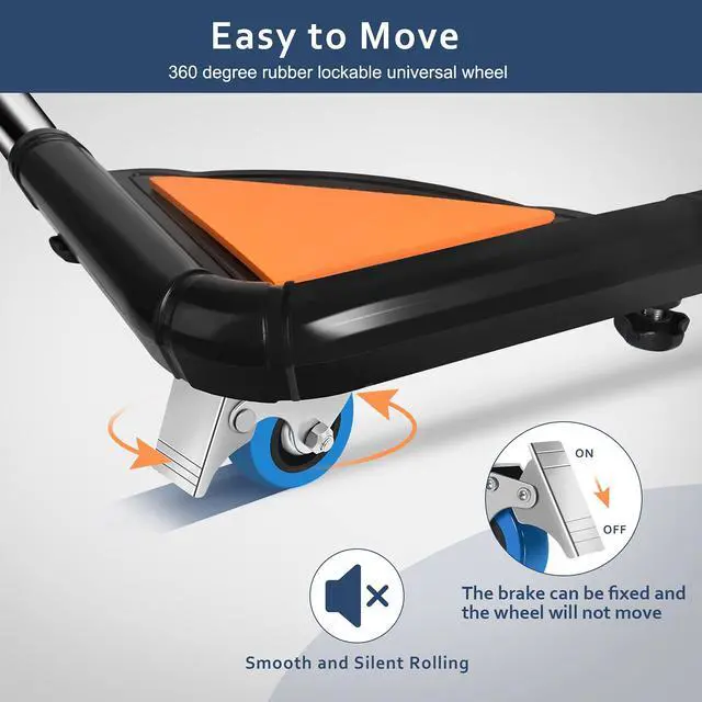 Alt view image 3 of 7 - Mini Fridge Stand Mobile Roller, Adjustable18.5-27''- Black | 4 Locking Wheels Suitable for Washing Machine, Dryer & Refrigerator, universal household appliance base, stable, durable