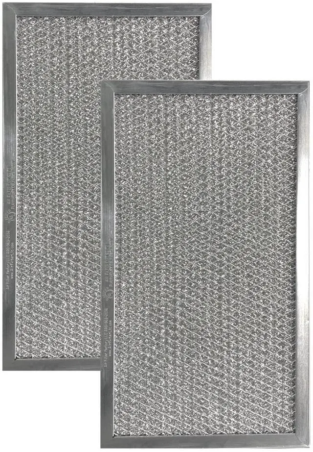 Main image of Replacement For SB08087233, AP3686282, 1606678, PS12683459 Broan Nutone 6 x 11.25 x 0.38 Inches Aluminum Mesh Grease Range Hood Vent Filter 2-Pack