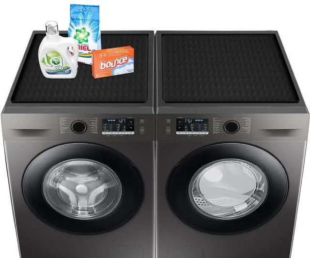 Main image of 2 Pack Washer and Dryer Covers for the Top, 23.6'' x 19.7'' Silicone Rubber Mat for Laudry Machine & Dryer,Non-slip Heavy Duty Waterproof Washable Top Protector Mat Pad for Laundry & Kitchen