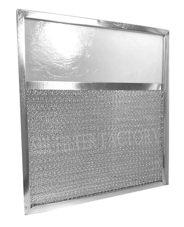 Alt view image 2 of 6 - 2-Pack 17 x 17-3/8 x 3/8 Inches Range Hood Aluminum Lens Grease Filters