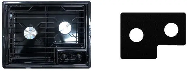 Main image of Stove Top Protector for RV Gas Range Stove, Custom Fit Ultra Thin Reusable Burner Splatter Spill Guard Protective Cover Liner - Dometic Drop in Cooktop