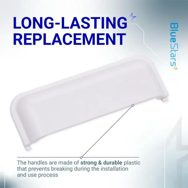 Alt view image 3 of 7 - UPGRADED W10861225 W10714516 Dryer Handle Replacement | For Whirlpool Kenmore Amana Maytag Dryer Door Latch - Replaces AP5999398 PS11731583 W10861225VP - PACK OF 4