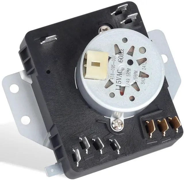 Main image of W10185992 Dryer Timer Compatible with Whirlpool, Maytag MEDC465HW0, WED5000DW2, MEDC465HW0, WPW10185992 Dryer Timer Replacement 418-095-20-B5, PS11749833, 115V 60Hz, OEM Quality