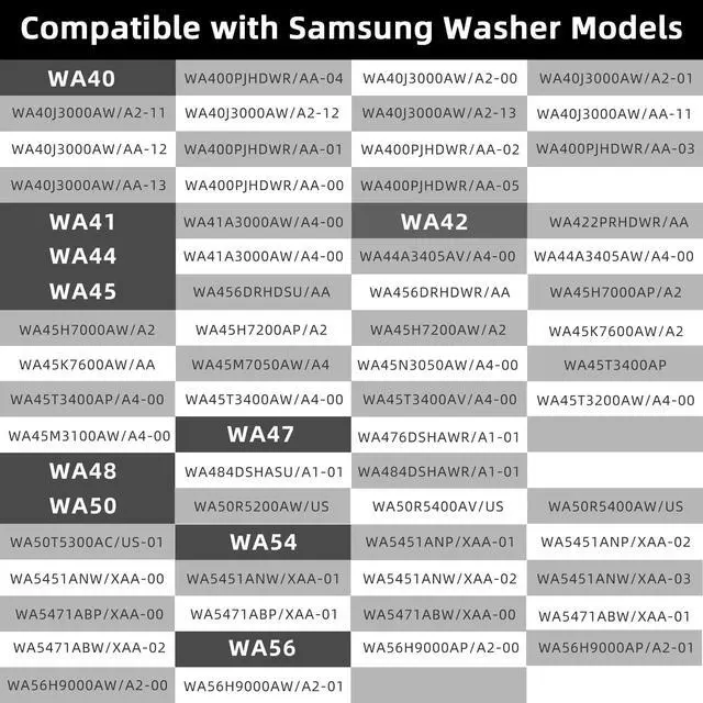 Alt view image 6 of 6 - DC68-03172B-03 DC97-16350D Suspension Rods for Samsung Top Load Washer Replaces WA50R5400AV/US WA50R5200AW/US WA45N3050AW/A4 WA45M7050AW/A4 DC68-03172C DC97-16350E DC97-05280W by