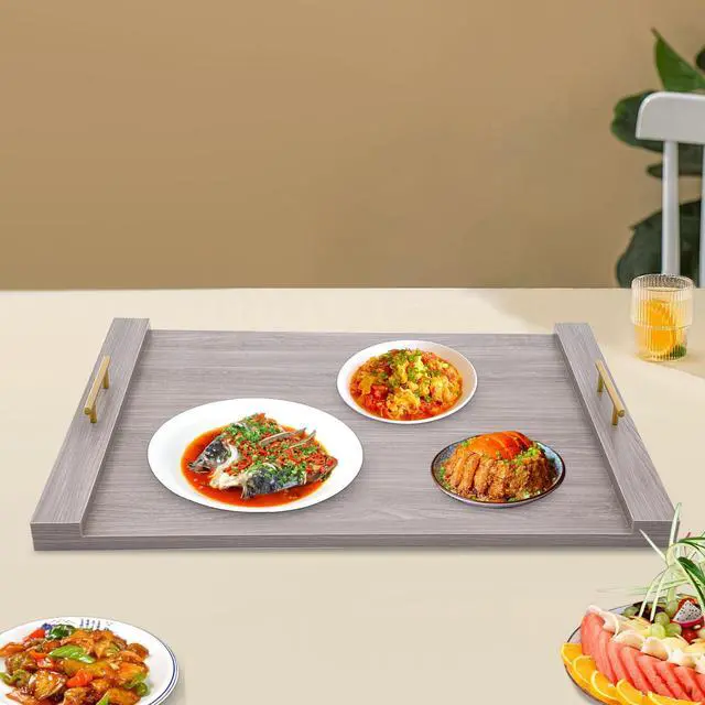 Alt view image 5 of 6 - Stove Cover Board for Gas Stovetop, 30" x 22" Noodle Board Stovetop Cover with Handles, Sink Wood Block Covers for Electric & Gas Stove, Farmhouse Decorative Wooden Tray for Kitchen (Oak White)