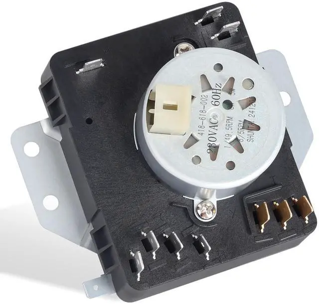 Main image of W10185982 WPW10185982 Dryer Timer Compatible with Whirlpool, Maytag, Amana, WED4815EW1, WGD4800XQ0, WED5100VQ1, 230V 60Hz OEM Dryer Timer Replacement for 418-618-20-B5, PS11749831