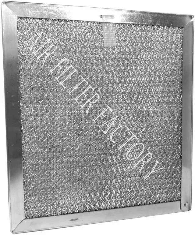 Alt view image 2 of 6 - 8-1/8" X 9" X 3/32" Range Hood Aluminum Mesh Grease 12-Layer Vent Filter 2-Pack