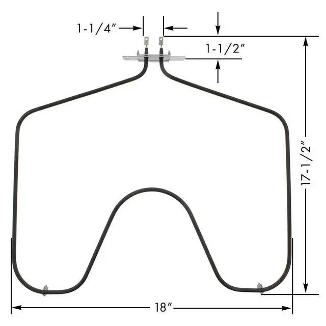 Alt view image 5 of 5 - WB44X5099 Range Bake Element