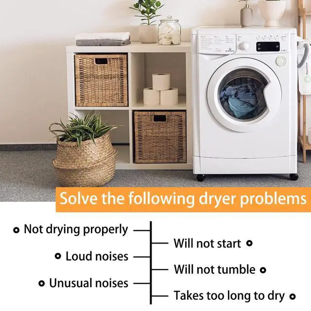 Alt view image 6 of 7 - 4392067 Dryer Repair Kit with W10837240 Idler Pulley for Whirlpool Dryer | Fit for Whirlpool Cabrio Duet Maytag Bravos XL Kenmore Elite Admiral Dryer, Include WPW10314173 661570V 279640 W10837240 Part