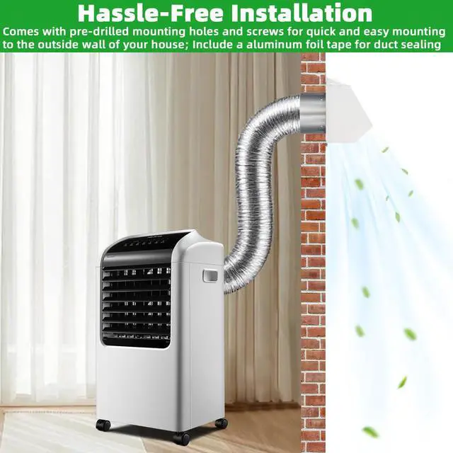 Alt view image 6 of 7 - 6 Inch Hooded Wall Vent with Flap and Mesh,6 inch Dryer Vent Cover,6''Exhaust Vent Cover Cap for Kitchen Range Hood/Dryer/Bathroom Exhaust Duct,Wall Mount Exterior Vent Hood Outdoor with Large Opening