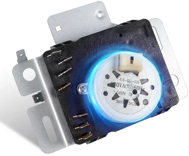 Main image of W10745655 W10857612 Dryer Timer Compatible with Whirlpool, Maytag, Amana NED4655EW1, YNED4655EW1, RED4516FW0, 230V Dryer Timer Replacement for 418-095-20-B5, PS11731366, OEM Quality