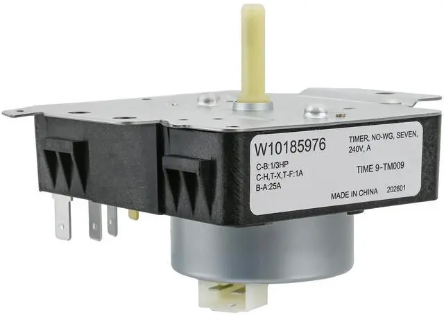 Main image of W10185976, WPW10185976 Dryer Timer Compatible with whirlpool WED4700YQ0 | W10185976, WPW10185976 Dryer Timer Replacement WPW10185976VP, EAP11749829, 418-616-20-B5 etc