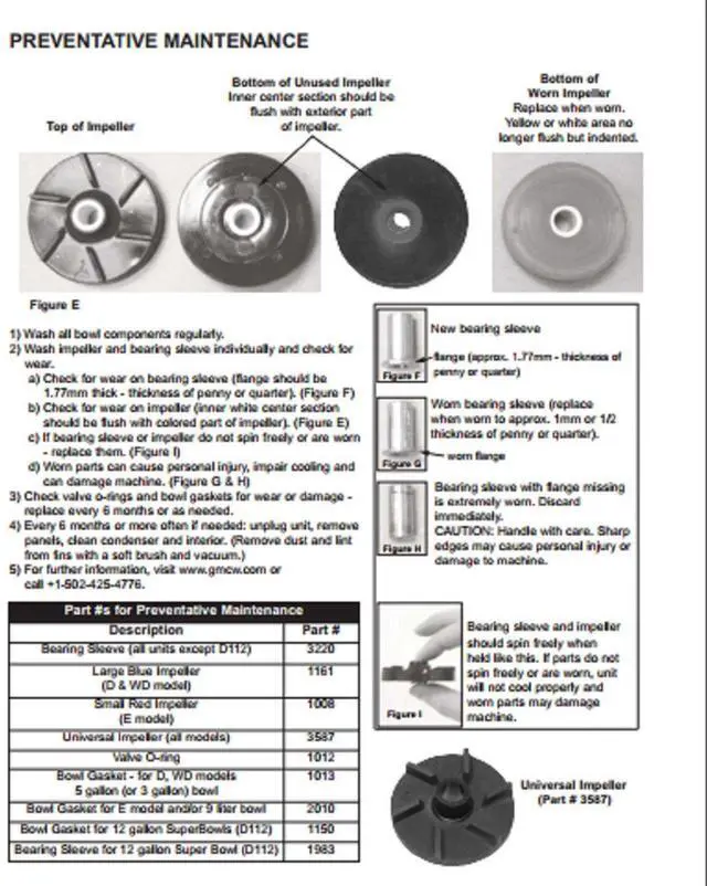 Alt view image 2 of 3 - Impeller, Replaces Crathco 3587