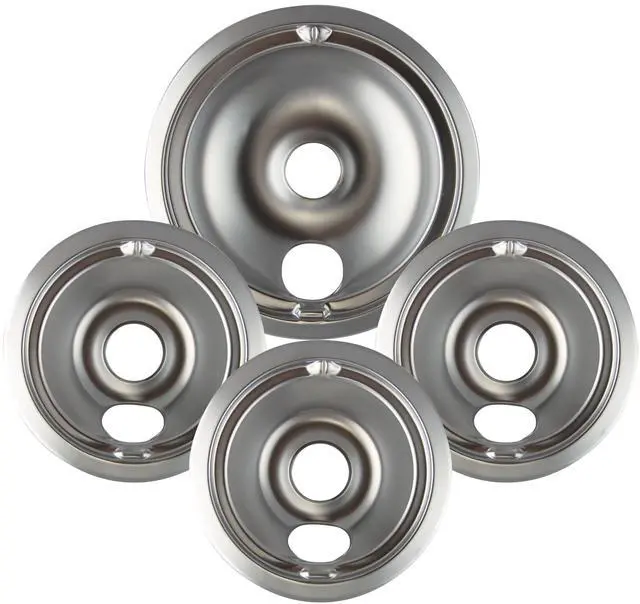 Main image of 119204XZ Style B Chrome 4 Pack Drip Bowls 3 Small and 1 Large
