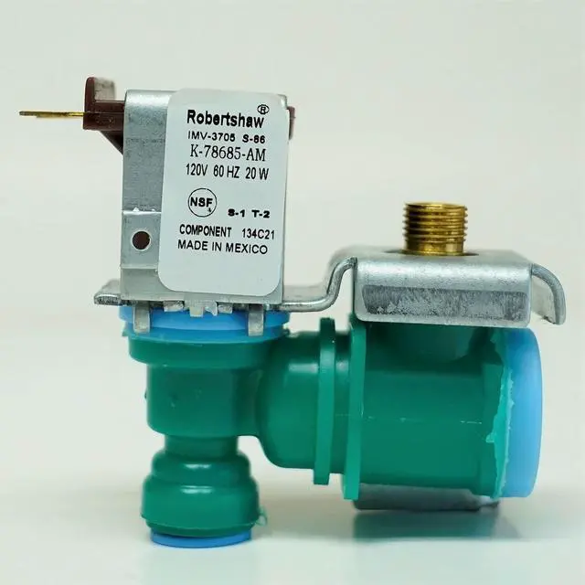 Alt view image 3 of 5 - W10865826 Refrigerator Water Inlet Solenoid Valve fit for Whirlpool, KitchenAid, Sears K-78685-AM WPW10394076, W10833705, W10872966, AP6026312, PS11738056