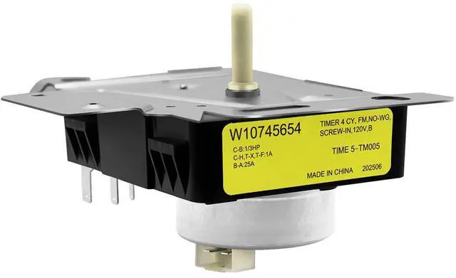 Main image of W10745654 W10857611 W10745654 A W10436306 Dryer Timer Compatible with Amana NGD4655EW2 NGD4655EW1 NGD4655EW3 NGD4655EW4 Crosley VGD6505GW0 Roper RGD4516FW0 Dryer