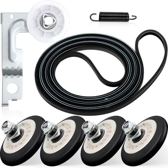 Main image of Upgraded Dryer Roller Kit for LG Kenmore Dryer Parts, Dryer Repair Kit Include 4581EL2002L Dryer Rollers, 4561EL3002A Dryer Idler Pulley, 4400EL2001F Dryer Belt Compatible with DLE3733W DLE3777W