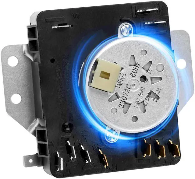 Main image of W10185982 WPW10185982 Dryer Timer 230V 60Hz | for Whirlpool Maytag WED4815EW1 WED5100VQ1 WED4800BQ1 WGD4800XQ0 WED4810EW1 Replace 418-618-20-B5 PS11749831 by