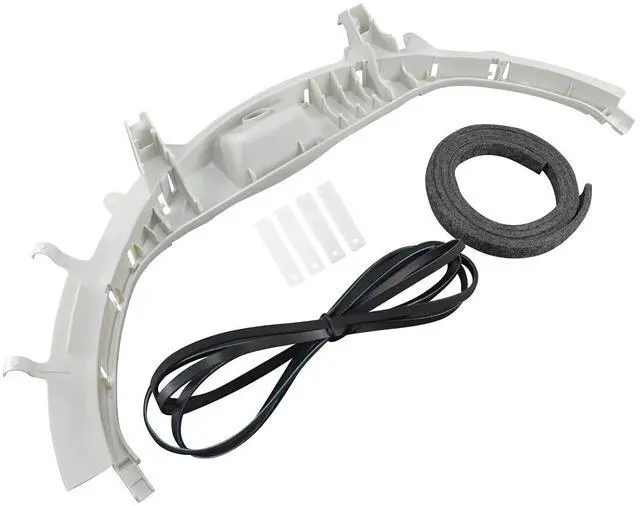 Main image of WE49X20697 Dryer Bearing Kit Compatible with GE Dryer Contains Top Bearing WE3M26 Drum Felt WE9M30 (WE09X20441) Drive Belt WE12M29 Bearing Slides WE1M1067 (WE1M481) Glide Slides WE1M504 (WE1M333)