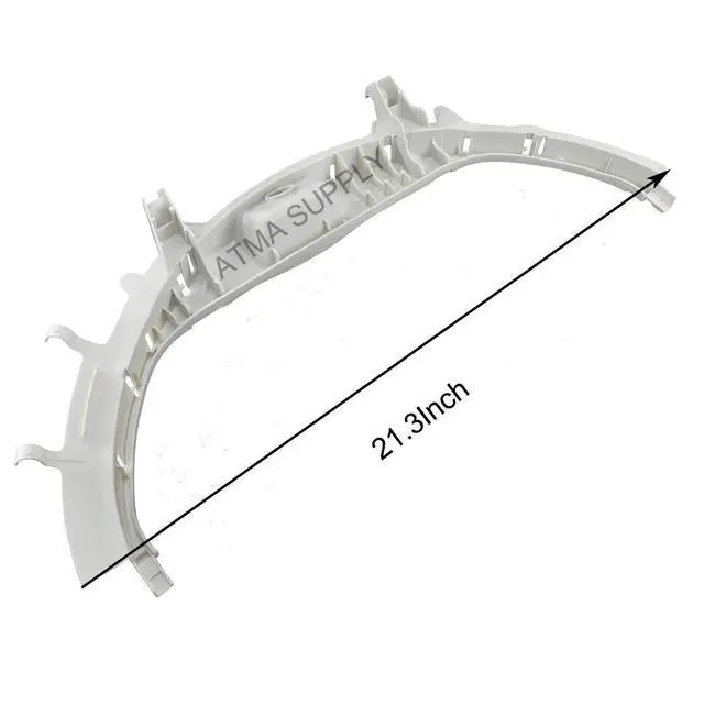 Alt view image 2 of 7 - WE49X20697 Dryer Bearing Kit Compatible with GE Dryer Contains Top Bearing WE3M26 Drum Felt WE9M30 (WE09X20441) Drive Belt WE12M29 Bearing Slides WE1M1067 (WE1M481) Glide Slides WE1M504 (WE1M333)