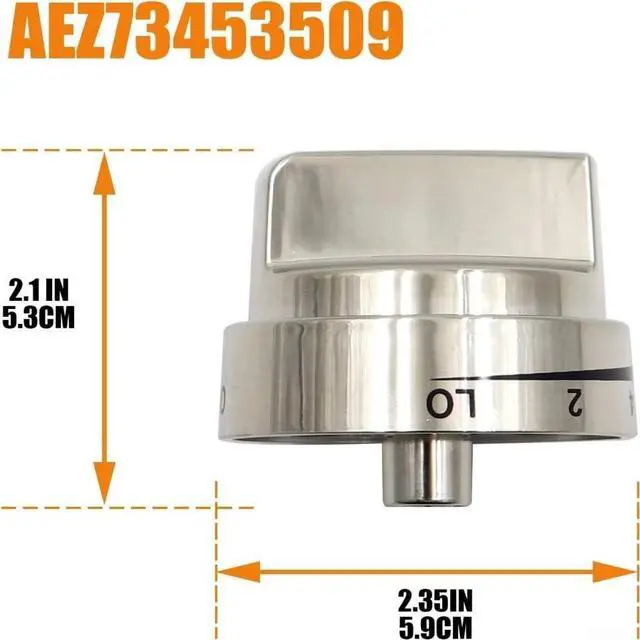Alt view image 2 of 5 - 1pcs Replacement Stove Knobs For LG Gas Ovens Compatible With Several Models, Constructed From Polybutylene Terephthalate For Durability, Easy To Replace