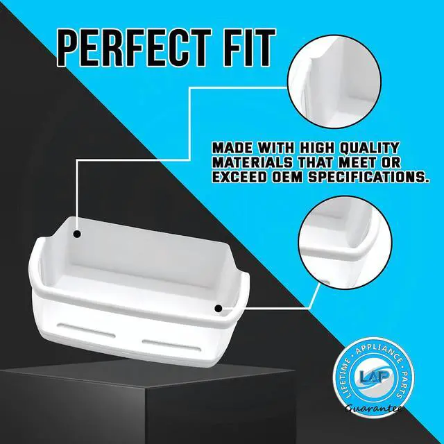 Alt view image 3 of 6 - UPGRADED Appliance AAP73051302 Door Shelf Bin (RIGHT) Compatible with LG, Kenmore Sears Refrigerator - AAP73051301