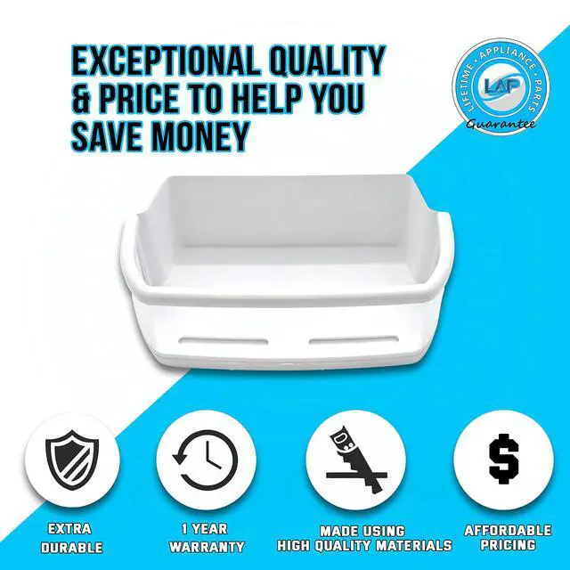 Alt view image 5 of 6 - UPGRADED Appliance AAP73051302 Door Shelf Bin (RIGHT) Compatible with LG, Kenmore Sears Refrigerator - AAP73051301
