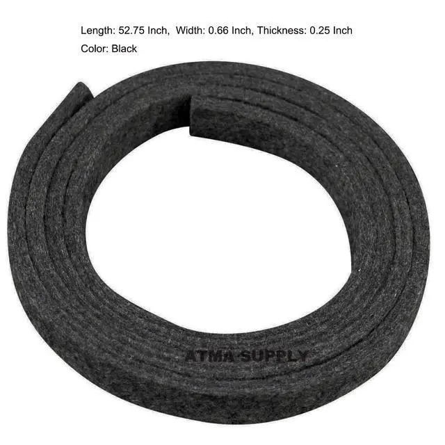Alt view image 6 of 7 - WE49X20697 Dryer Bearing Kit Compatible with GE Dryer Contains Top Bearing WE3M26 Drum Felt WE9M30 (WE09X20441) Drive Belt WE12M29 Bearing Slides WE1M1067 (WE1M481) Glide Slides WE1M504 (WE1M333)