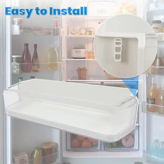 Alt view image 4 of 7 - DA97-06177C DA63-04205 Refrigerator Door Shelf Bin Compatible with Samsung RS22HD/RSG257, Kenmore/Sears 4014100 series Replacement for AP4457757, 2050273, PS4173985