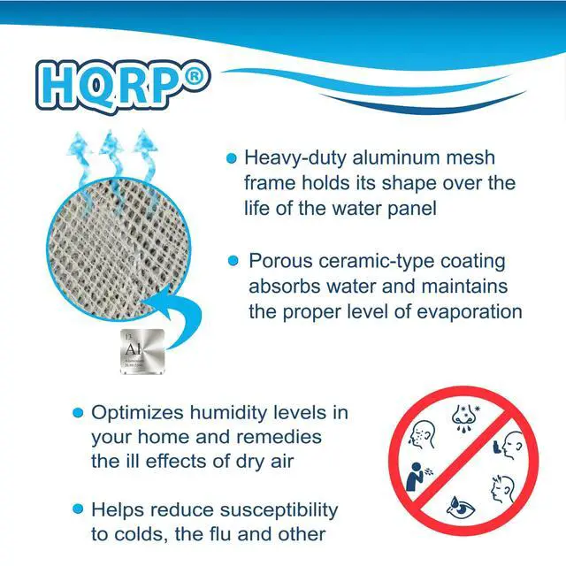 Alt view image 4 of 7 - Water Filter Compatible with Clean Comfort HE12 HE12A HE12M HE12MM Humidifiers, HEP-GA10 Replacement