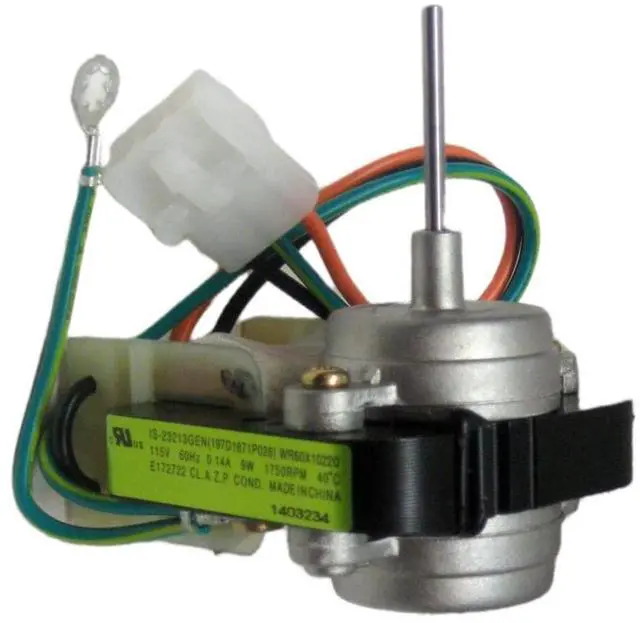 Main image of WR60X10220 Refrigerator Condenser Fan Motor (9W/ 1750RPM) fit for GE Generator Fan/Condensor Compressor E172722, IS-23213GEN, 197D1871P026, PS1766247, AP4298602, WR60X10192, WR60X10171, WR60X10133