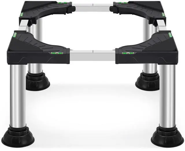 Main image of Height 11"-12" Mini Fridge Stand Heavy Duty Washer and Dryer Stand Pedestal for 19-27 Inch Appliance Washing Machine Stand Base Laundry Pedestal Universal Platform with 4 Strong Feet