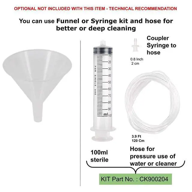 Alt view image 6 of 6 - Freestanding Ice Maker Machine Cleaner Compatible with 37050, 41978 U-line, Ice-O-Matic, Jenn Air, Blaze, Manitowoc, Marine Crescent