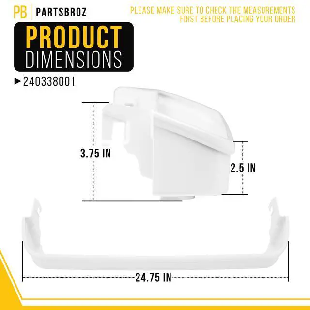 Alt view image 2 of 7 - Refrigerator Door Shelf Bin for Frigidaire FRTD2021AS0