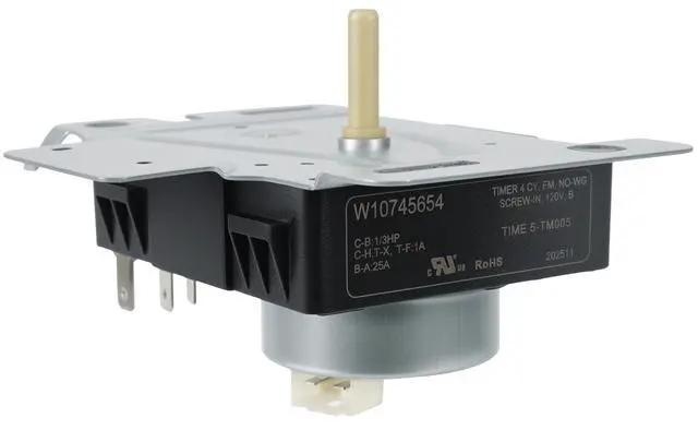 Main image of W10745654 W10857611 Dryer Timer Replacement, Genuine OEM Quality, Replaces W10436306, WPW10436306, AP5999276, Fits Whirlpool Maytag Admiral Crosley Amana Roper Dryers
