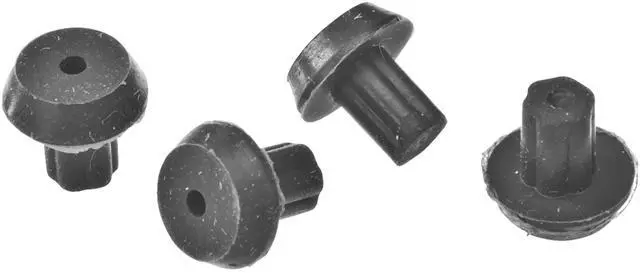 Main image of 00413552 Genuine OEM Burner Grate Rubber Pad Kit (Black) for Gas Ranges