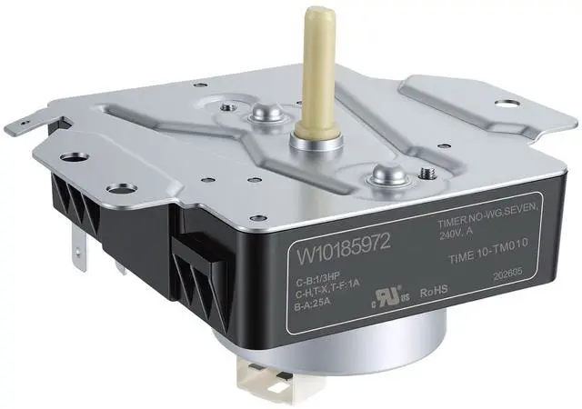 Main image of W10185972 WPW10185972 Dryer Timer Replacement, Genuine OEM Quality, Replaces 1481701 AH2348527 EA2348527 PS2348527 AP6016537 PS11749827 EAP11749827, Fits Whirlpool Maytag Amana Dryers