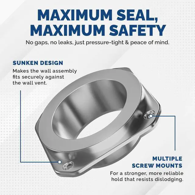 Alt view image 5 of 6 - Magnetic Dryer Vent Coupling DV180 - Airtight Seal, Quick-Connect & Easy Clean, Strong Magnet Self-Alignment, Includes 4" Duct and two Clamps