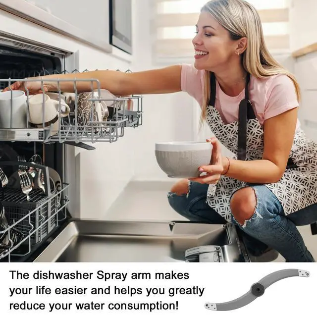 Alt view image 5 of 7 - WD22X27724 WD22X33499 Dishwasher Lower Spray Arm Dishwasher Parts Dishwasher Spray Arm Compatible with GE Dishwasher Replaces AP7014276 WD22X26621 WD22X27724 WD22X10091