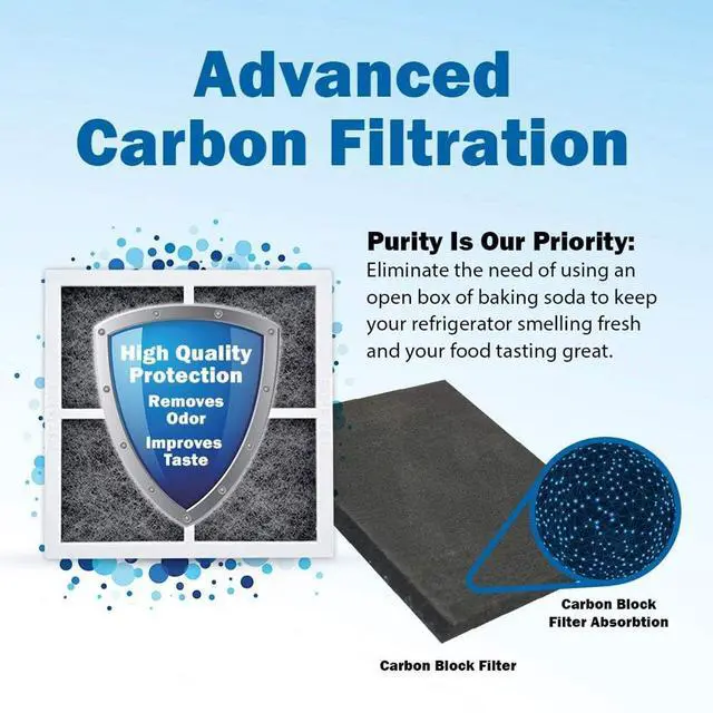 Alt view image 4 of 7 - LT120F Refrigerator Air Filter Replacement for LG LT120F Kenmore Elite 46-9918 469918 9918 Replaces ADQ73214402 ADQ73214403 ADQ73214404-4 Pack (8 Filters)