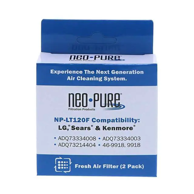 Alt view image 7 of 7 - LT120F Refrigerator Air Filter Replacement for LG LT120F Kenmore Elite 46-9918 469918 9918 Replaces ADQ73214402 ADQ73214403 ADQ73214404-3 Pack (6 Filters)